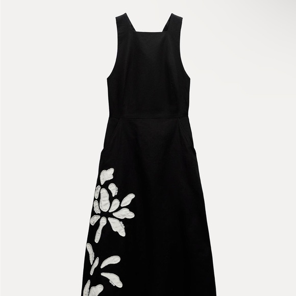 Zara Floral Embroidered Dress - Picture 2 of 3